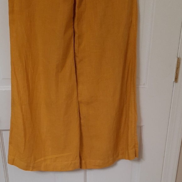 Elevenses Gold/Yellow Wide Leg Pants - Picture 8 of 13